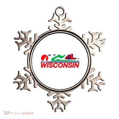 Wisconsin License Plate Ornament