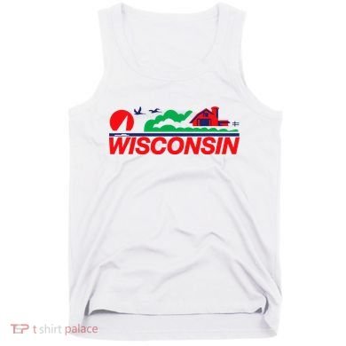 Wisconsin License Plate Tank Top