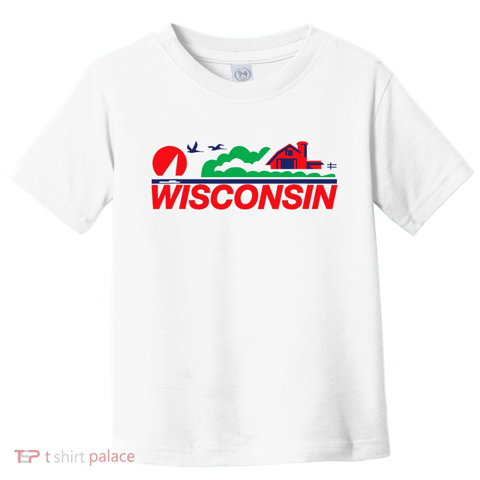 Wisconsin License Plate Toddler T-Shirt