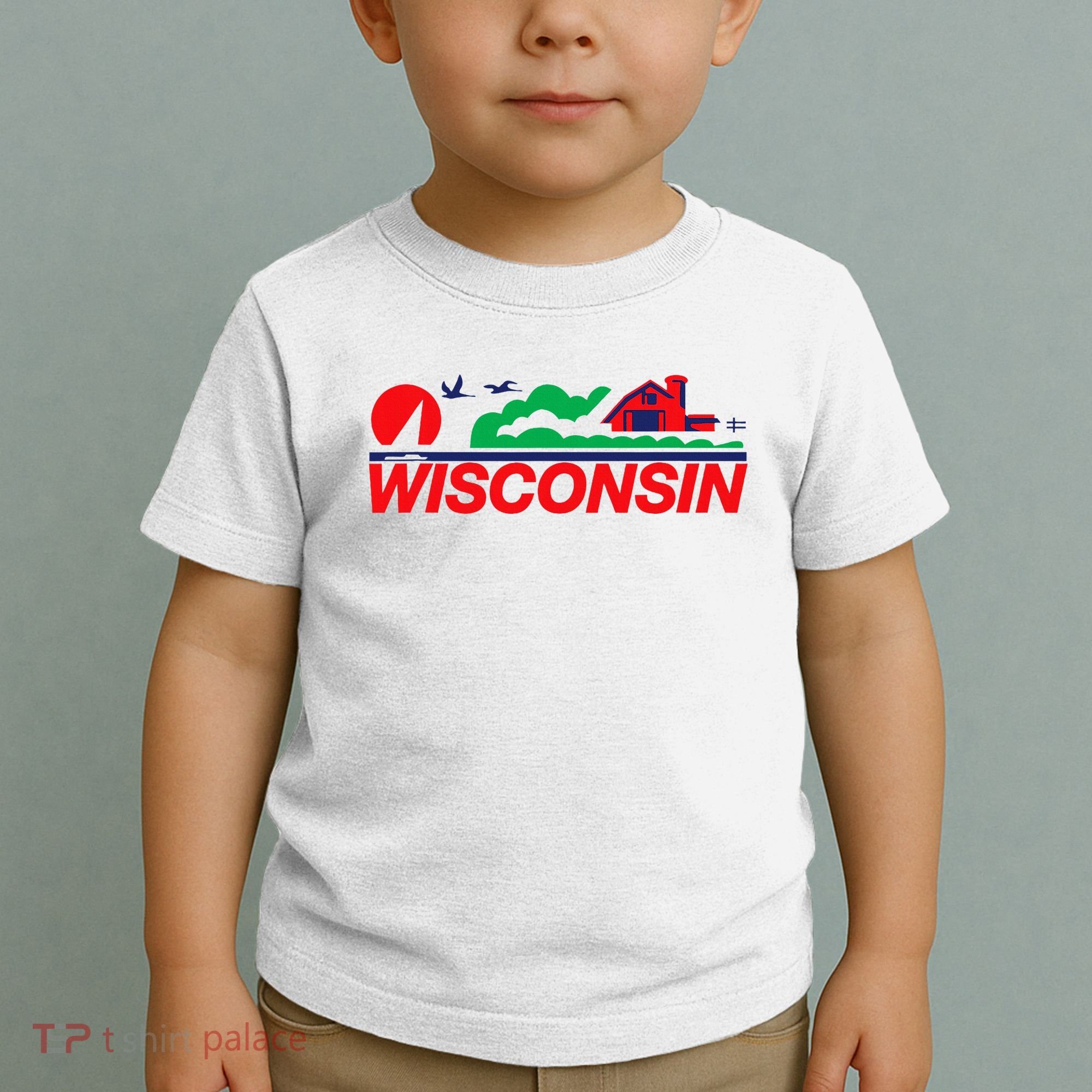 Wisconsin License Plate Toddler T-Shirt