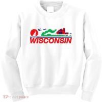 Wisconsin License Plate Kids Sweatshirt thumb 0