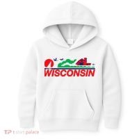 Wisconsin License Plate Kids Hoodie thumb 0