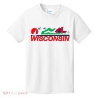 Wisconsin License Plate Kids T-Shirt thumb 0