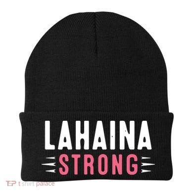 Wildfire Lahaina Pray For Lahaina Maui Hawaii Strong Gift Beanie