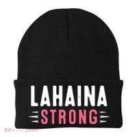 Wildfire Lahaina Pray For Lahaina Maui Hawaii Strong Gift Beanie thumb 0