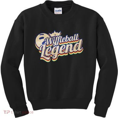 Wiffleball Legend Retro Kids Sweatshirt