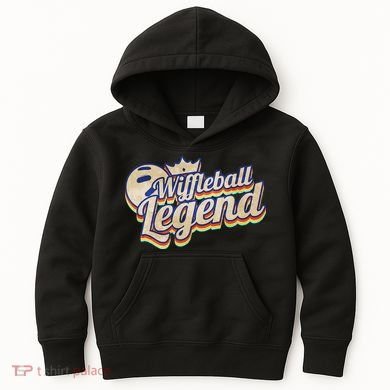 Wiffleball Legend Retro Kids Hoodie