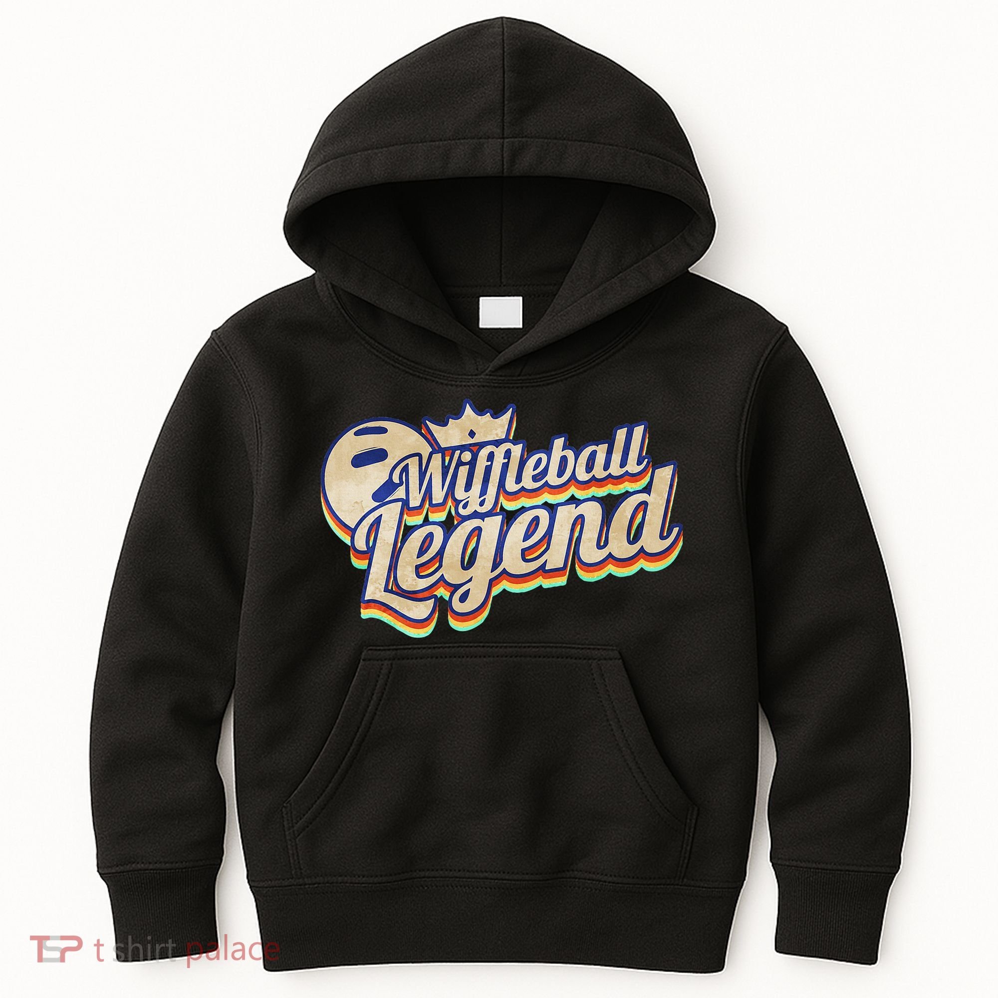 Wiffleball Legend Retro Kids Hoodie