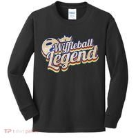 Wiffleball Legend Retro Kids Long Sleeve Shirt thumb 0