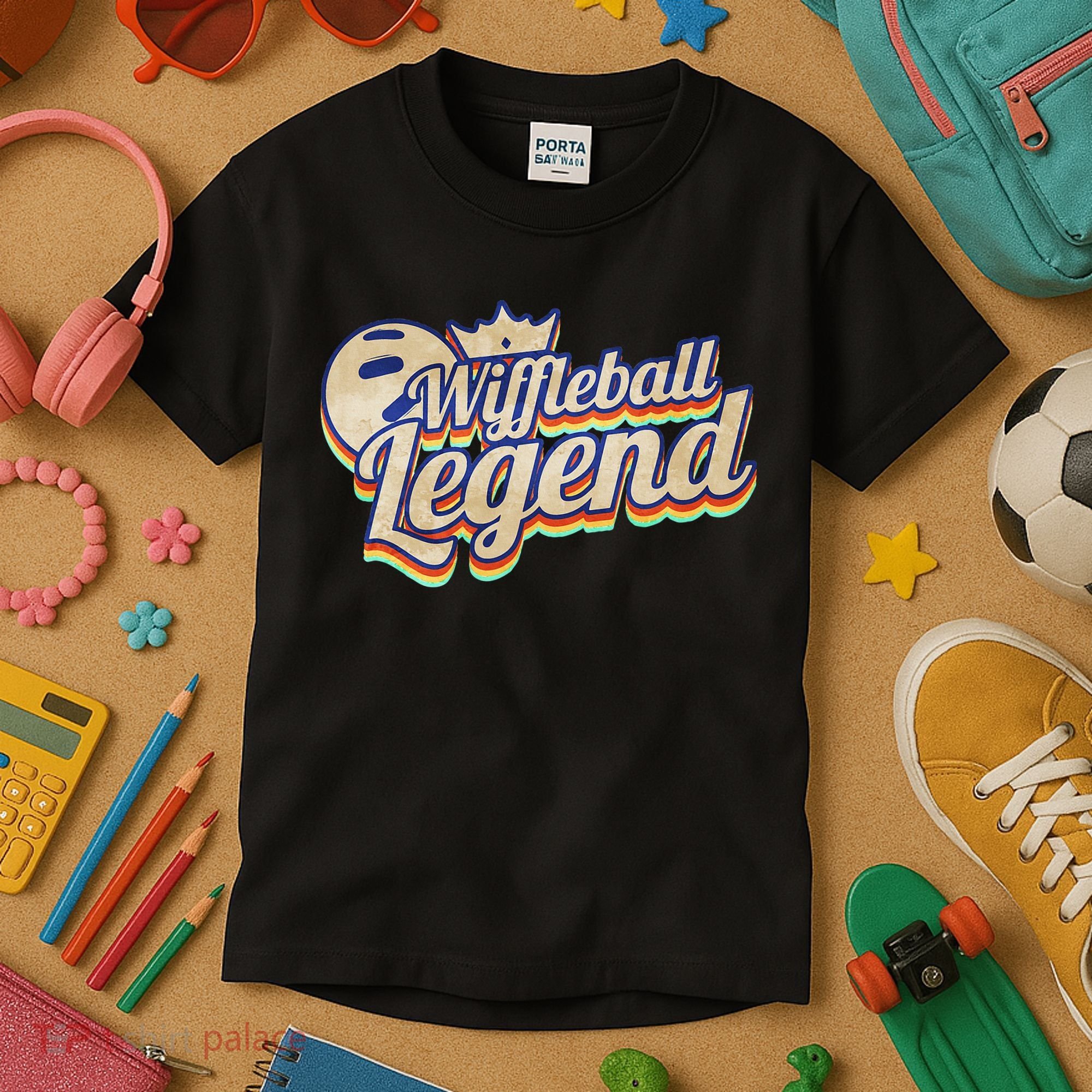 Wiffleball Legend Retro Kids T-Shirt