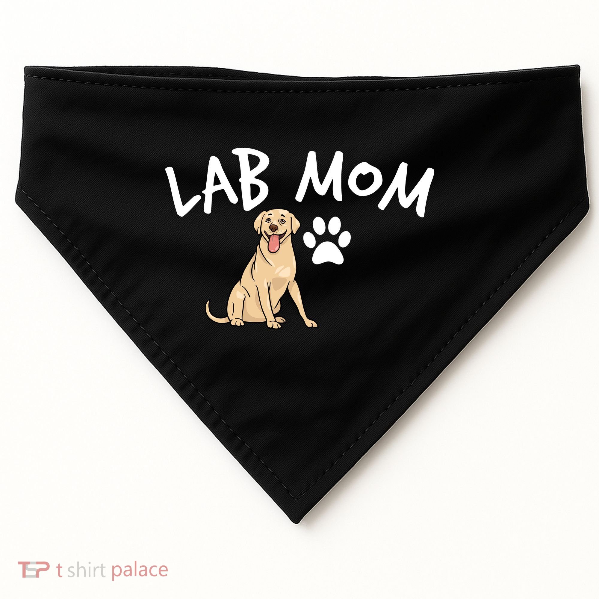 Womens Labrador Retriever Lab Mom Dog Puppy Pet Lover Gift USA-Made Doggie Bandana