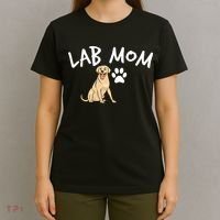 Womens Labrador Retriever Lab Mom Dog Puppy Pet Lover Gift T-Shirt thumb 4