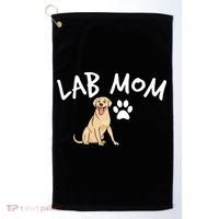 Womens Labrador Retriever Lab Mom Dog Puppy Pet Lover Gift Golf Towel thumb 0