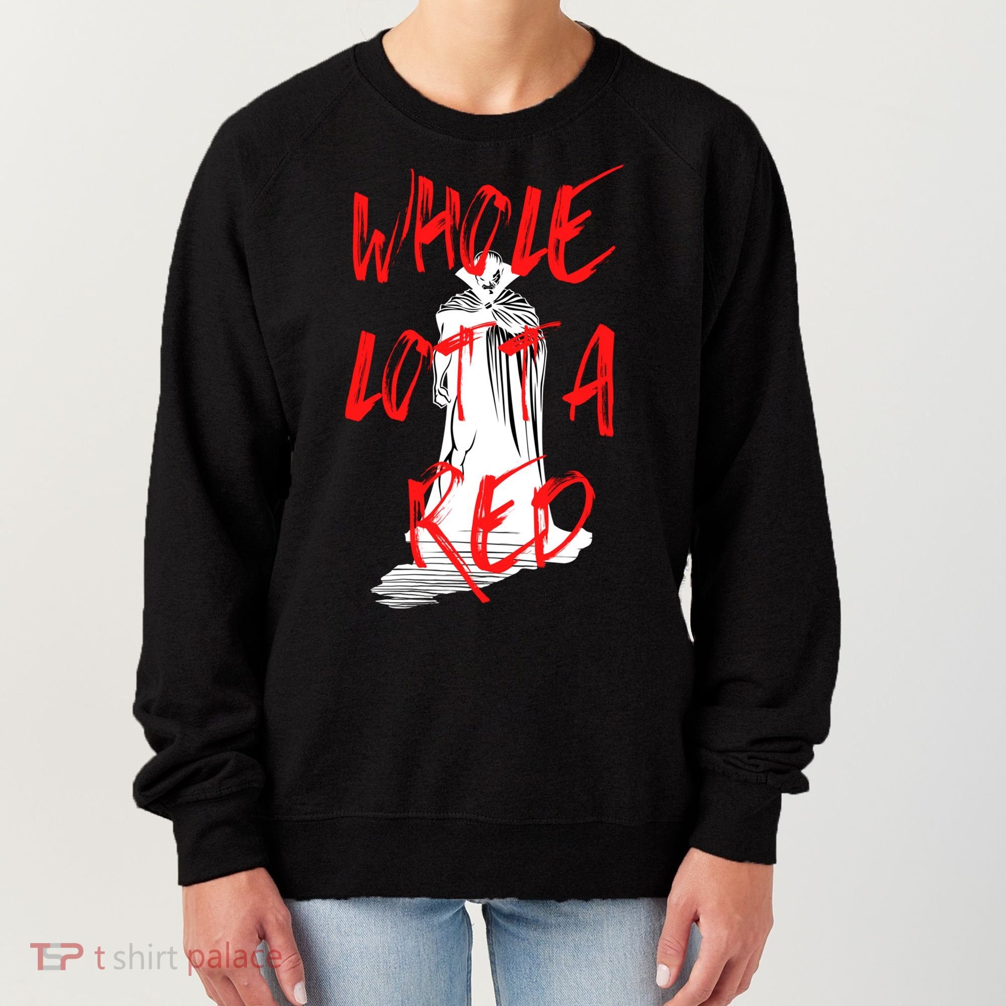 Whole Lotta Red Hip Hop Rap Trap Music Halloween Vampire Gift Women's Sweatshirt