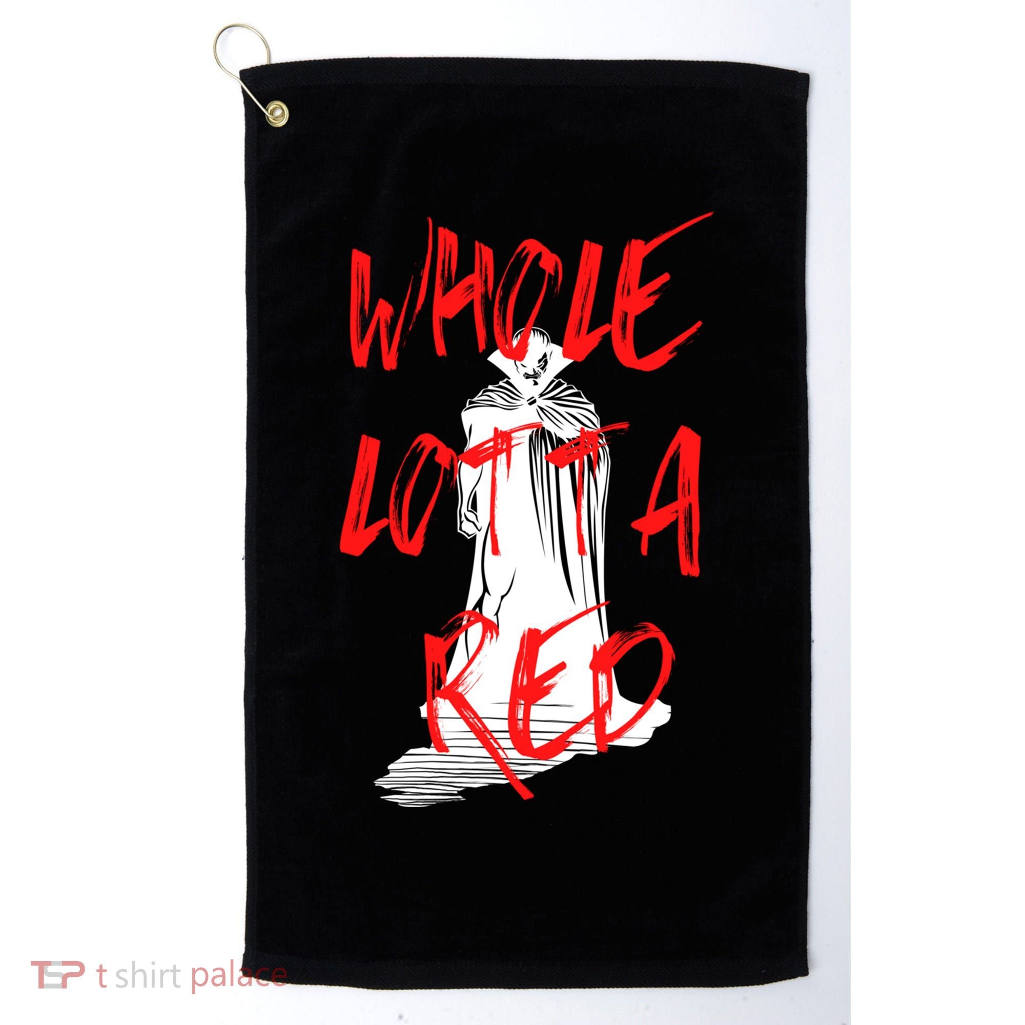 Whole Lotta Red Hip Hop Rap Trap Music Halloween Vampire Gift Golf Towel