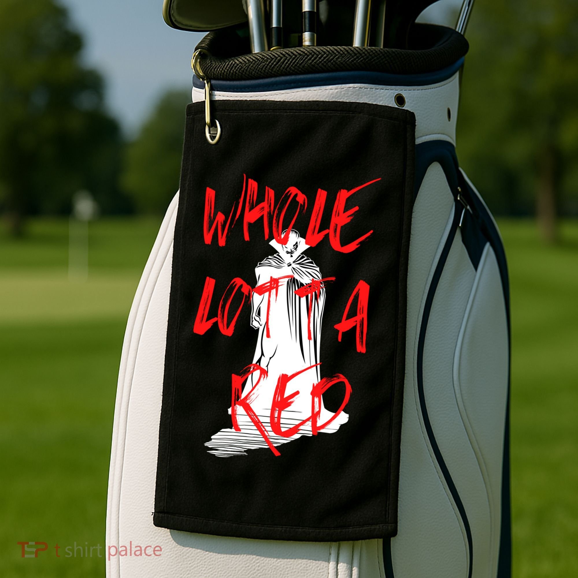 Whole Lotta Red Hip Hop Rap Trap Music Halloween Vampire Gift Golf Towel