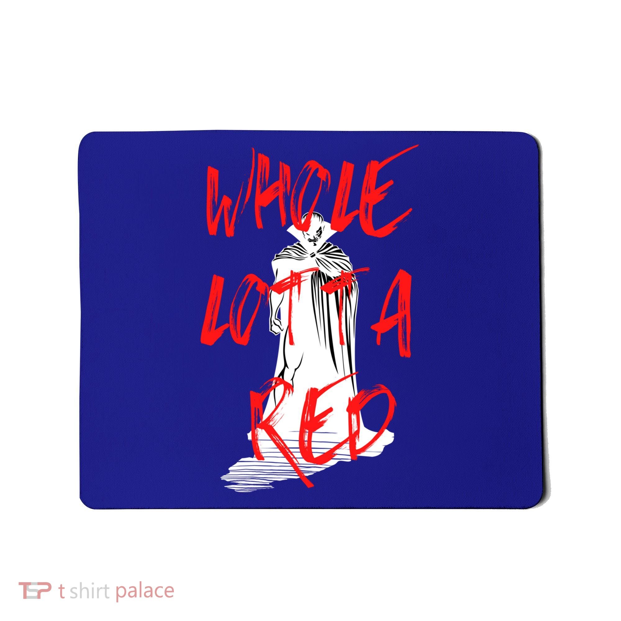 Whole Lotta Red Hip Hop Rap Trap Music Halloween Vampire Gift Mousepad