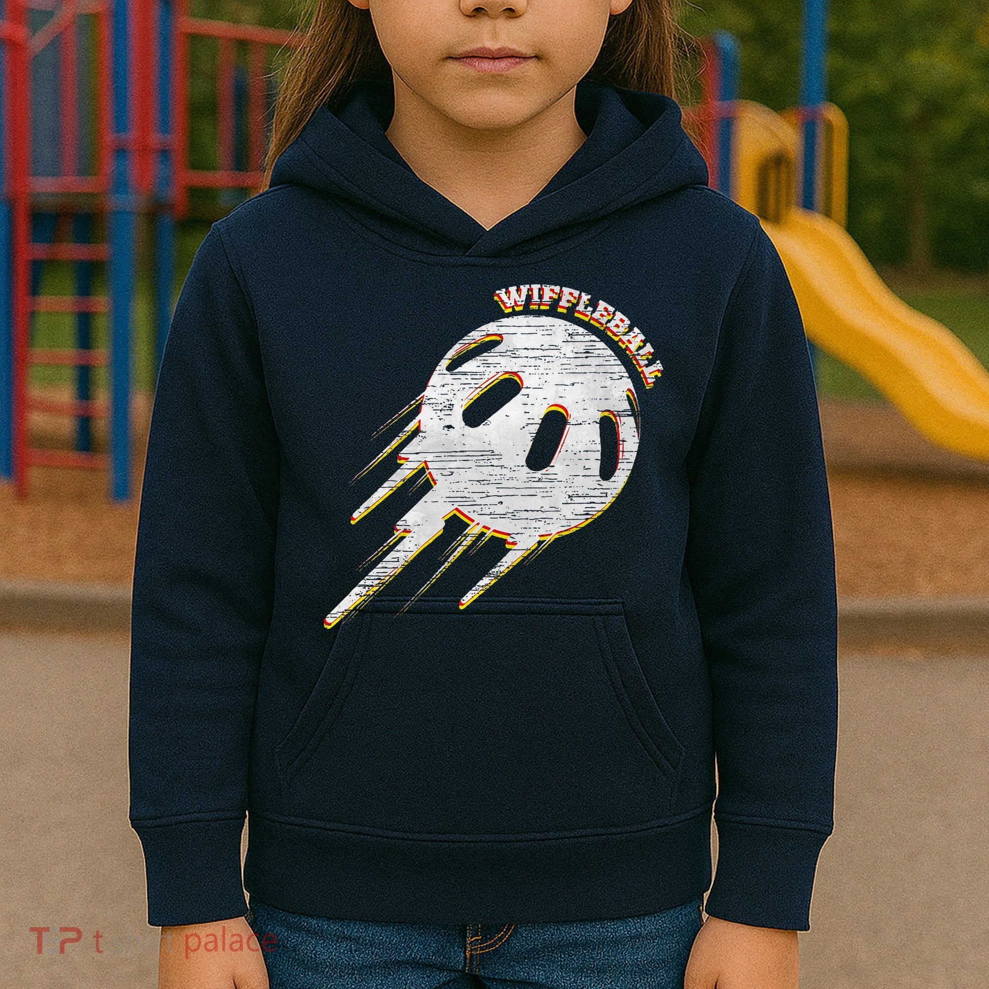 Wiffleball Legend Retro Kids Hoodie