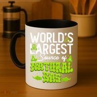 WorldS Largest Source Of Natural Gas Funny Fart Machine Gift Coffee Mug thumb 4