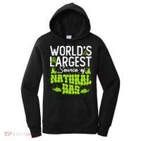 WorldS Largest Source Of Natural Gas Funny Fart Machine Gift Women's Hoodie thumb 0