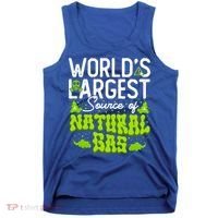 WorldS Largest Source Of Natural Gas Funny Fart Machine Gift Tank Top thumb 0