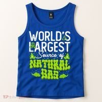 WorldS Largest Source Of Natural Gas Funny Fart Machine Gift Tank Top thumb 2