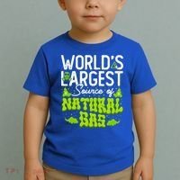 WorldS Largest Source Of Natural Gas Funny Fart Machine Gift Toddler T-Shirt thumb 2
