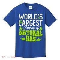 WorldS Largest Source Of Natural Gas Funny Fart Machine Gift Kids T-Shirt thumb 0