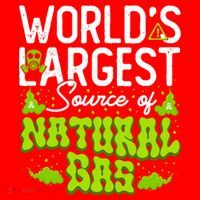 WorldS Largest Source Of Natural Gas Funny Fart Machine Gift Santa Hat thumb 1