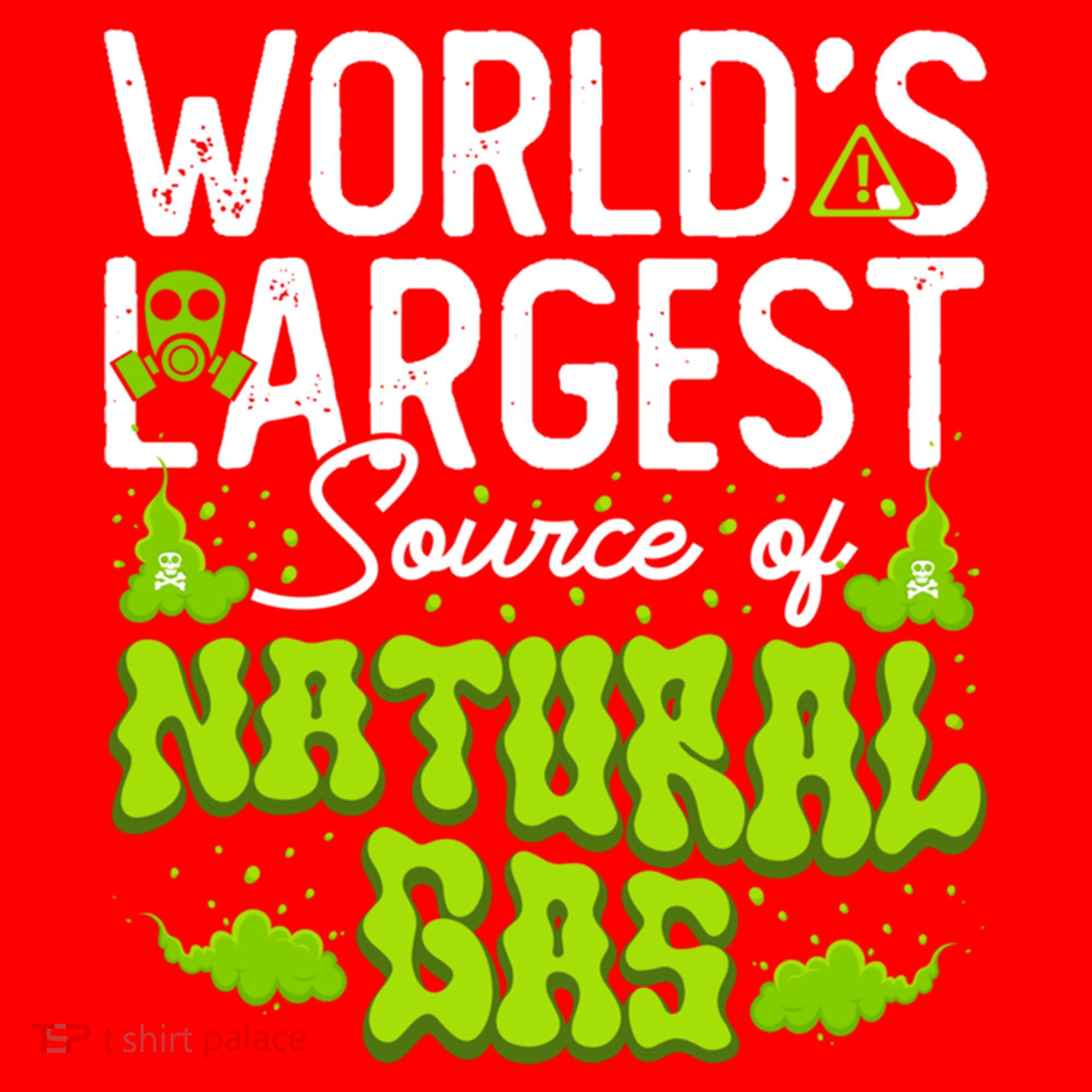 WorldS Largest Source Of Natural Gas Funny Fart Machine Gift Santa Hat