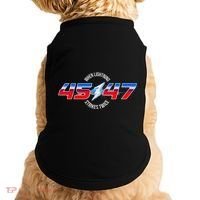 When Lightning Strikes Twice 45 47 Trump Reelection Doggie Tank thumb 0