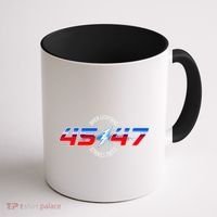 When Lightning Strikes Twice 45 47 Trump Reelection Coffee Mug thumb 1
