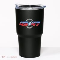 When Lightning Strikes Twice 45 47 Trump Reelection Tumbler thumb 0
