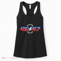 When Lightning Strikes Twice 45 47 Trump Reelection Women's Tank Top thumb 0