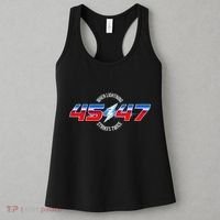 When Lightning Strikes Twice 45 47 Trump Reelection Women's Tank Top thumb 3