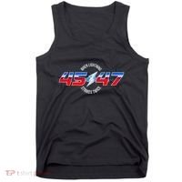When Lightning Strikes Twice 45 47 Trump Reelection Tank Top thumb 0