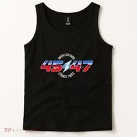 When Lightning Strikes Twice 45 47 Trump Reelection Tank Top thumb 2