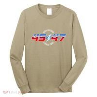 When Lightning Strikes Twice 45 47 Trump Reelection Long Sleeve Shirt thumb 0