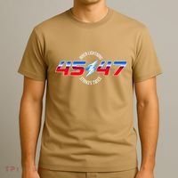 When Lightning Strikes Twice 45 47 Trump Reelection T-Shirt thumb 3