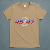 When Lightning Strikes Twice 45 47 Trump Reelection T-Shirt thumb 5