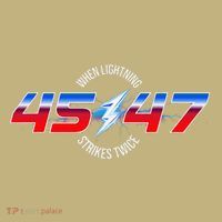 When Lightning Strikes Twice 45 47 Trump Reelection Mousepad thumb 1