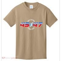 When Lightning Strikes Twice 45 47 Trump Reelection Kids T-Shirt thumb 0