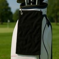 Work Love Sleep Sometimes Hustle Mom Hard Working Mom Boss Gift Golf Towel thumb 2