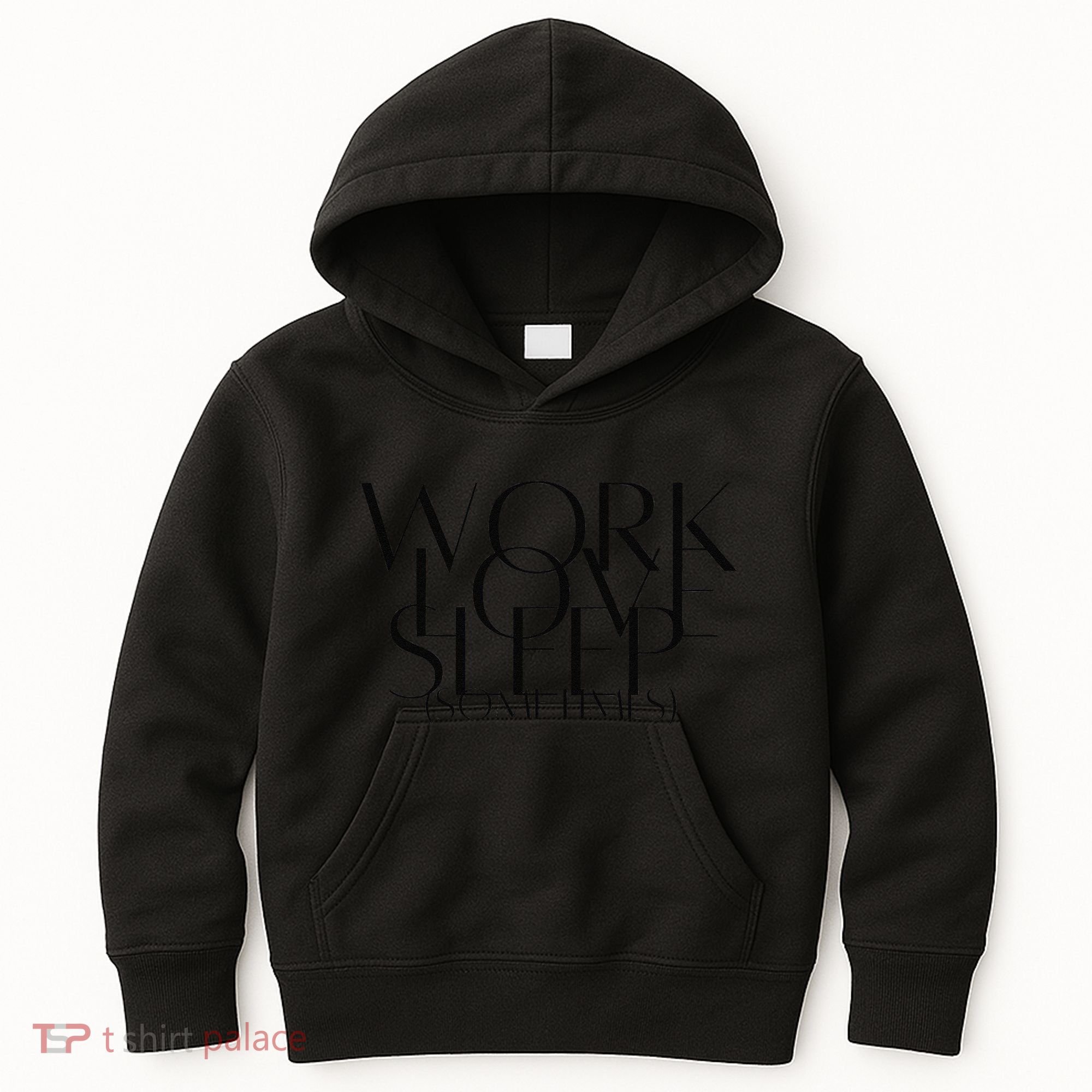 Work Love Sleep Sometimes Hustle Mom Hard Working Mom Boss Gift Kids Hoodie