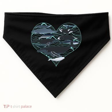 Whale Lover Save The Whales USA-Made Doggie Bandana