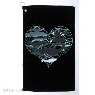 Whale Lover Save The Whales Golf Towel