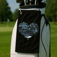 Whale Lover Save The Whales Golf Towel thumb 2