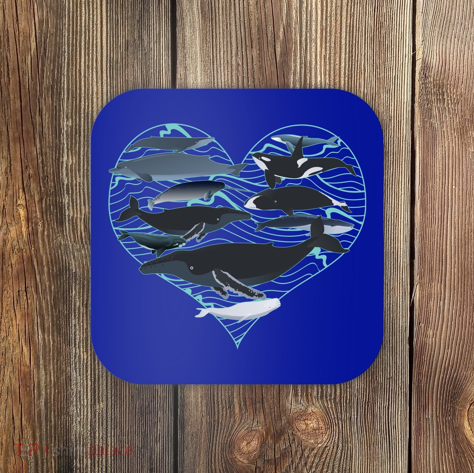 Whale Lover Save The Whales Coaster