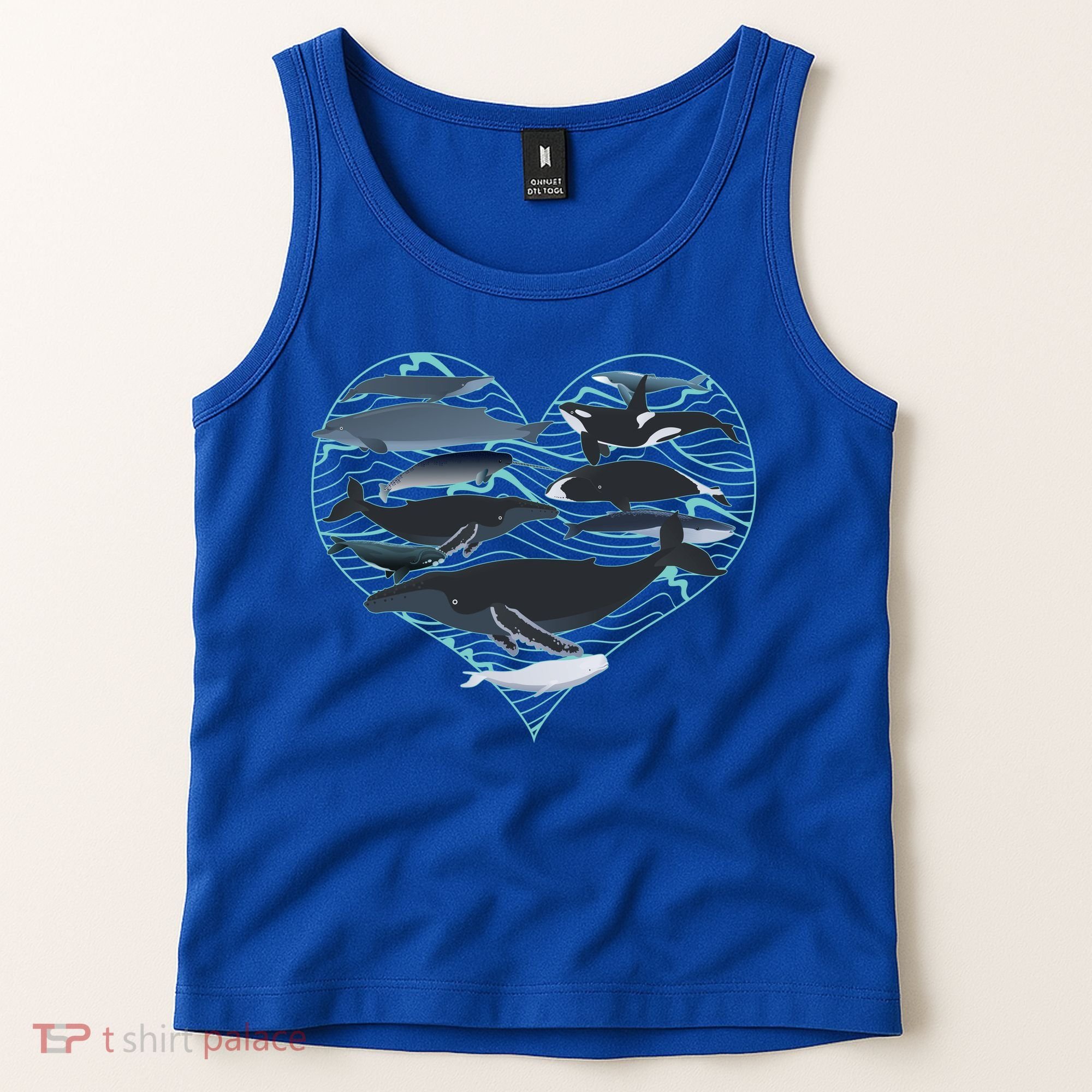 Whale Lover Save The Whales Tank Top