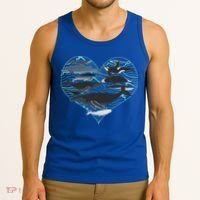 Whale Lover Save The Whales Tank Top thumb 3